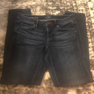 Ann Taylor LOFT Dark Skinny Jeans